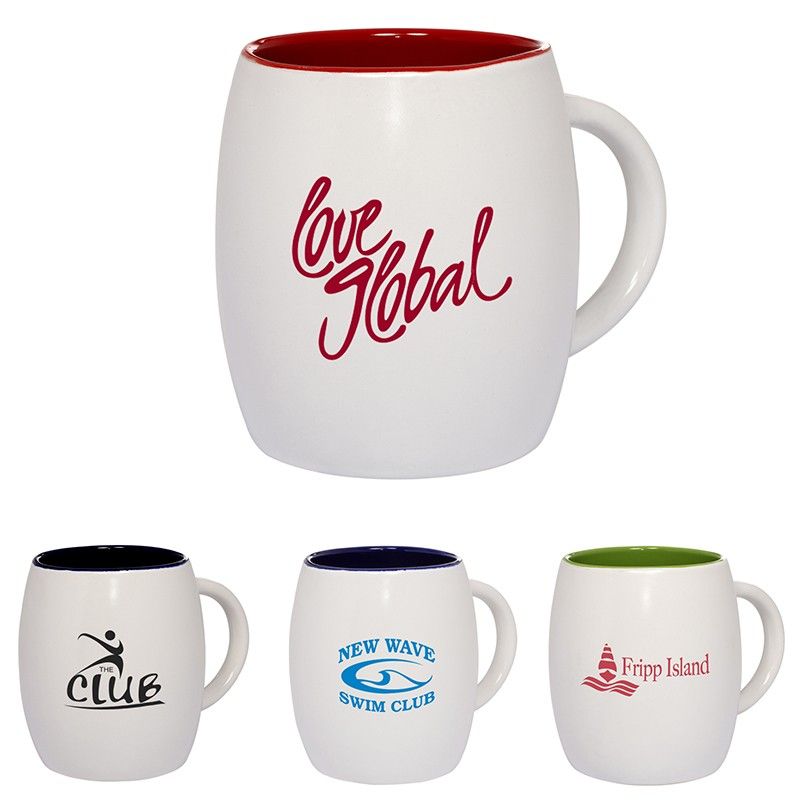 The Morning Show 14 oz Barrel Ceramic Mug - Screenprinted - 3.75" H x 3.25" Diameter